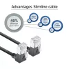Cabo de rede ACT DA6903 Cat6a U/FTP (STP) RJ-45 macho para RJ-45 macho preto 3 m
