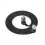 Cabo de rede ACT DA7900 Cat6a U/FTP (STP) preto 0,5 m com fichas RJ-45, contactos dourados