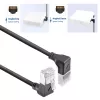 Cabo de rede ACT DA7900 Cat6a U/FTP (STP) preto 0,5 m com fichas RJ-45, contactos dourados