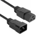 Cabo de alimentação ACT C20–C21 IEC60320 preto 1,5 m, 16 A, 250 V