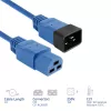 Cabo de alimentação ACT C20–C21 IEC60320 azul 2 m, 16 A, 250 V