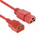 Cabo de alimentação ACT C14 para C21 IEC60320 vermelho 3 m, 250 V 10 A