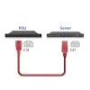 Cabo de alimentação ACT C14 para C21 IEC60320 vermelho 3 m, 250 V 10 A