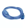 Cabo de alimentação ACT C14 para C21 IEC60320 azul 1,5 m, 250 V 10 A