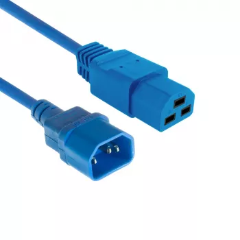 Cabo de alimentação ACT C14 para C21 IEC60320 azul 2 m, 250 V 10 A