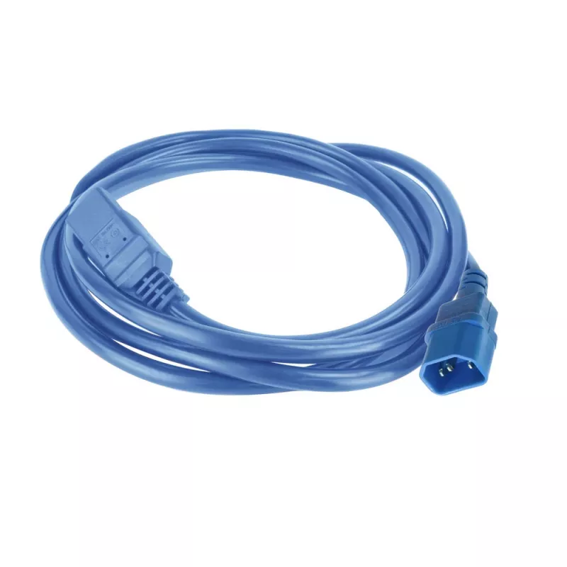 Cabo de alimentação ACT C14 para C21 IEC60320 azul 2 m, 250 V 10 A