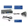 Comutador KVM ACT 2 portas USB-C/HDMI 4K@60Hz AC7922 com teclado/rato USB, vídeo HDMI, 100W PD