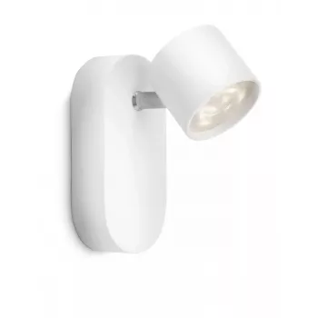 Foco de teto/parede Philips myLiving Star 6,5 W LED, 1 lâmpada, 2700 K, IP20, branco