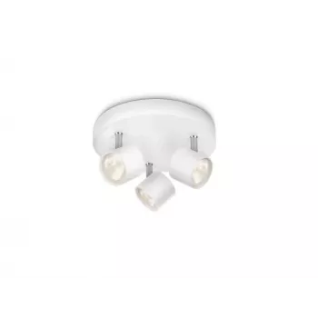 Luminária de teto/parede Philips Dimmable LED Star 3x 16,5 W, 2700 K, 1500 lm, IP20, branco