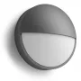 Aplique de parede exterior Philips myGarden Capricorn 5,5 W LED, antracite, caixa em alumínio, lâmpada fixa, 214×78×214 mm