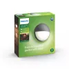 Aplique de parede exterior Philips myGarden Capricorn 5,5 W LED, antracite, caixa em alumínio, lâmpada fixa, 214×78×214 mm