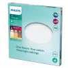 Luminária de teto Philips Functional Super fina 18 W LED, redonda, branca, lâmpada não substituível, 220–240 V