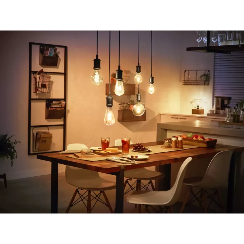 Lâmpada inteligente Philips pack de 1 ST72 E27 filamento Edison Bluetooth Zigbee