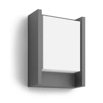 Aplique de parede exterior Signify Philips Arbour 3,8 W LED antracite, 220–240 V, 1 lâmpada