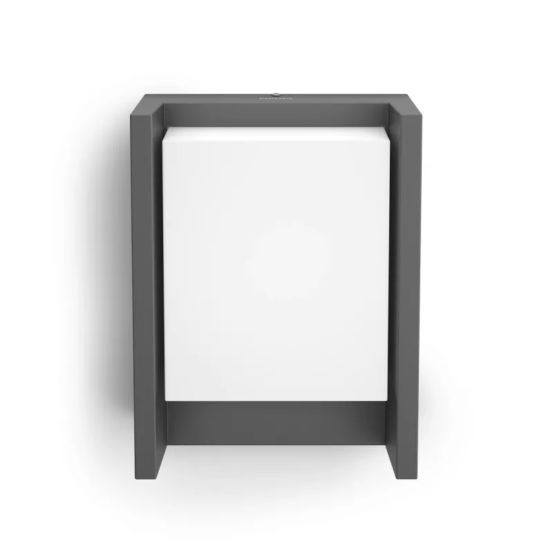 Aplique de parede exterior Signify Philips Arbour 3,8 W LED antracite, 220–240 V, 1 lâmpada