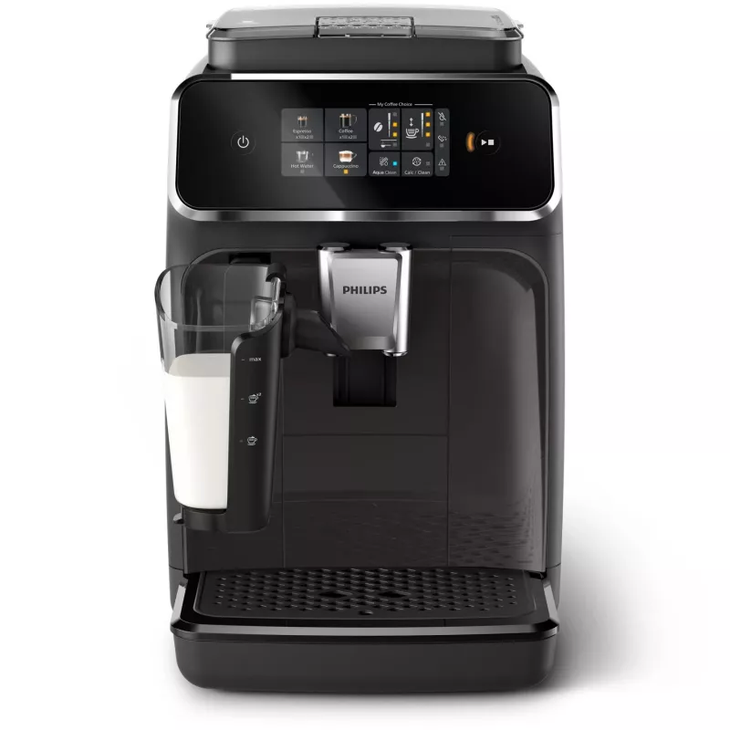 Máquina de café expresso Philips EP2334/10 – automática, de bancada, moinho cerâmico integrado, depósito de leite, filtro AquaClean, ecrã tátil, preto