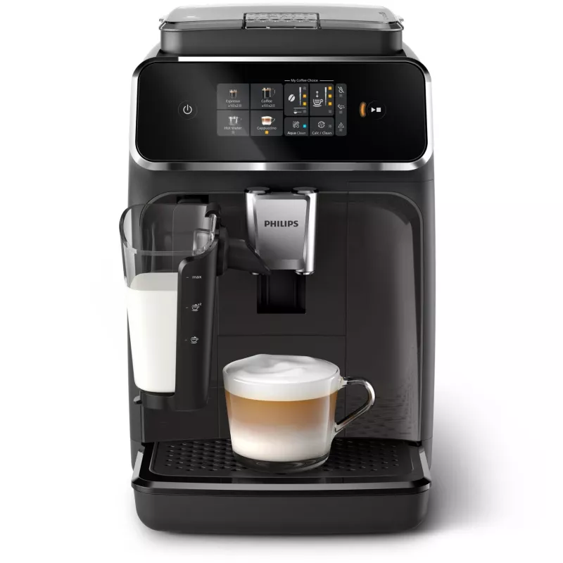 Máquina de café expresso Philips EP2334/10 – automática, de bancada, moinho cerâmico integrado, depósito de leite, filtro AquaClean, ecrã tátil, preto