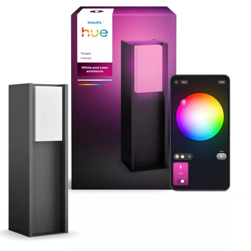 Philips Hue White and colour ambience Turaco candeeiro de pé exterior