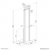 Suporte de chão para tablet Neomounts FL15-628BL1 — universal, com fecho, carga máx. 3 kg, preto