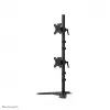 Suporte para dois monitores Neomounts DS45-600BL2V para 2 ecrãs de 10–32 polegadas, VESA 75x75–100x100, carga máx. 9 kg, autónomo, preto