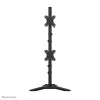 Suporte para dois monitores Neomounts DS45-600BL2V para 2 ecrãs de 10–32 polegadas, VESA 75x75–100x100, carga máx. 9 kg, autónomo, preto