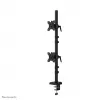 Braço para dois monitores Neomounts DS60-600BL2V de 10-32 polegadas, morsa/passagem de mesa, 9 kg, 25,4 cm (10 polegadas), 81,3 cm (32 polegadas), 100 x 100 mm, preto