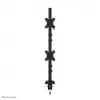 Braço para dois monitores Neomounts DS60-600BL2V de 10-32 polegadas, morsa/passagem de mesa, 9 kg, 25,4 cm (10 polegadas), 81,3 cm (32 polegadas), 100 x 100 mm, preto