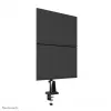 Braço para dois monitores Neomounts DS60-600BL2V de 10-32 polegadas, morsa/passagem de mesa, 9 kg, 25,4 cm (10 polegadas), 81,3 cm (32 polegadas), 100 x 100 mm, preto
