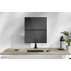 Braço para dois monitores Neomounts DS60-600BL2V de 10-32 polegadas, morsa/passagem de mesa, 9 kg, 25,4 cm (10 polegadas), 81,3 cm (32 polegadas), 100 x 100 mm, preto