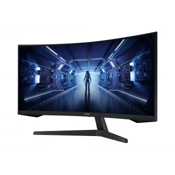 Monitor Samsung G55T 86,4 cm (34 polegadas) 3440 x 1440 píxeis UltraWide Quad HD LED preto