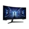 Monitor Samsung G55T 86,4 cm (34 polegadas) 3440 x 1440 píxeis UltraWide Quad HD LED preto