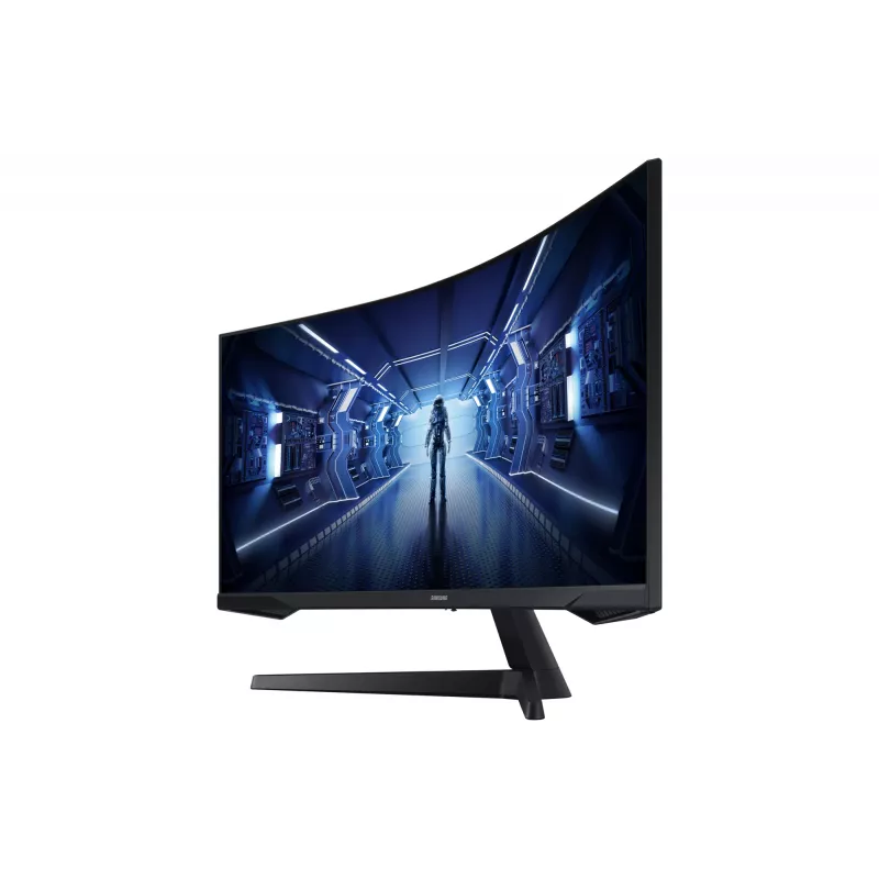 Monitor Samsung G55T 86,4 cm (34 polegadas) 3440 x 1440 píxeis UltraWide Quad HD LED preto