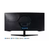 Monitor Samsung G55T 86,4 cm (34 polegadas) 3440 x 1440 píxeis UltraWide Quad HD LED preto