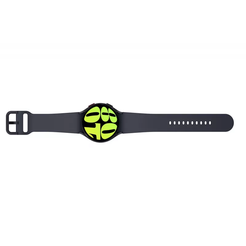 Smartwatch Samsung Galaxy Watch6 44 mm, grafite, 425 mAh, ecrã tátil, caixa de alumínio, Bluetooth, resistente à água até 50 m