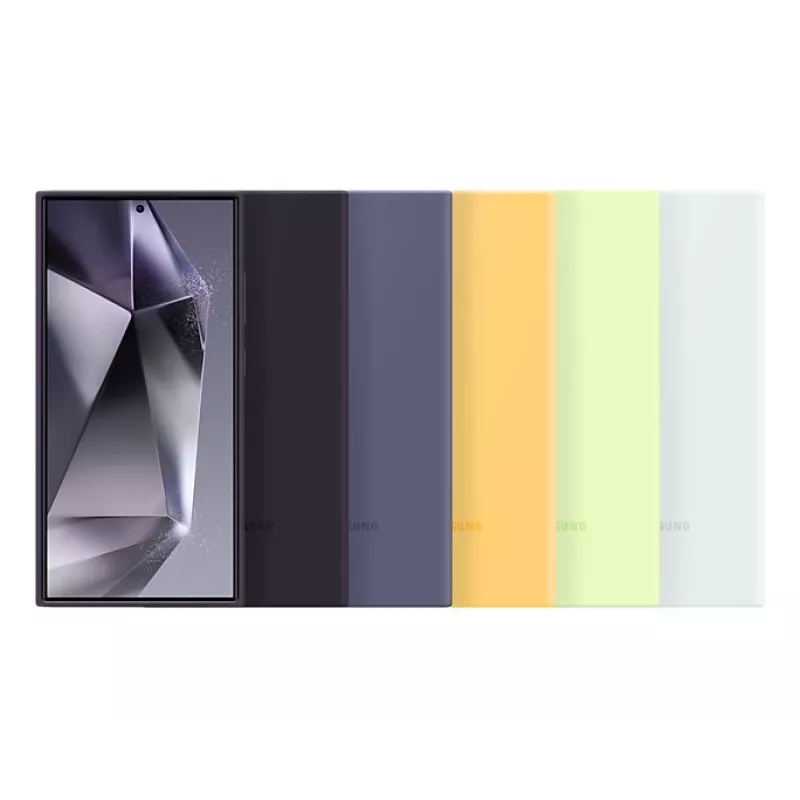 Capa Samsung Galaxy S24 Ultra silicone roxo escuro
