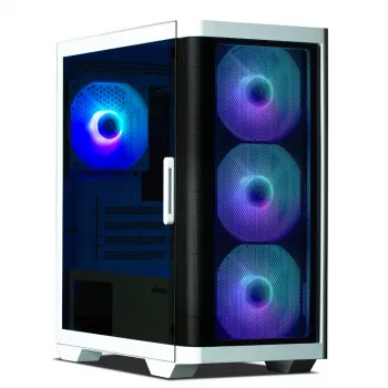 Zalman M4 WHITE caixa de computador Mini Tower preto, branco