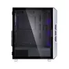 Zalman I3 Neo ATX Mid Tower caixa de PC com frente em malha para refrigeração eficiente 3 ventoinhas pré-instaladas Midi Tower preto