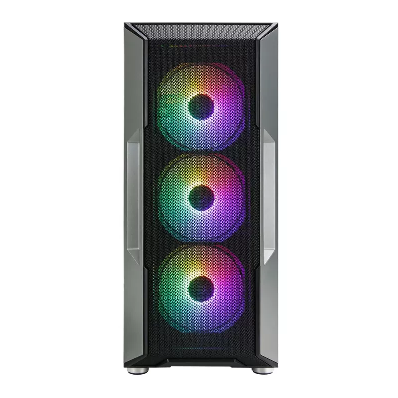 Zalman I3 Neo ATX Mid Tower caixa de PC com frente em malha para refrigeração eficiente 3 ventoinhas pré-instaladas Midi Tower preto