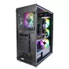Zalman I3 Neo ATX Mid Tower caixa de PC com frente em malha para refrigeração eficiente 3 ventoinhas pré-instaladas Midi Tower preto
