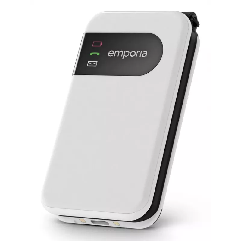 Emporia SIMPLICITYglam.4G 7,11 cm (2,8 polegadas) 106 g branco telemóvel para seniores