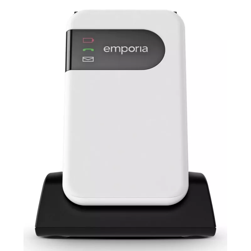 Emporia SIMPLICITYglam.4G 7,11 cm (2,8 polegadas) 106 g branco telemóvel para seniores