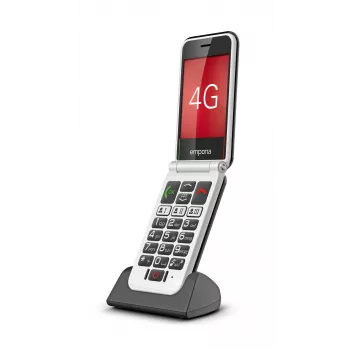 Emporia SIMPLICITYglam.4G 7,11 cm (2,8 polegadas) 106 g preto telemóvel para seniores
