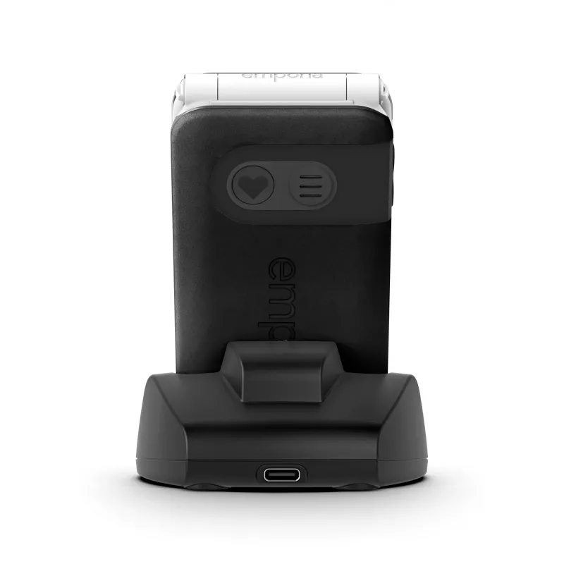 Emporia SIMPLICITYglam.4G 7,11 cm (2,8 polegadas) 106 g preto telemóvel para seniores