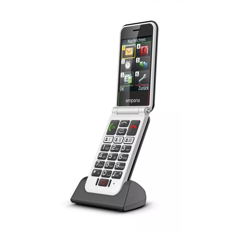 Emporia SIMPLICITYglam.4G 7,11 cm (2,8 polegadas) 106 g preto telemóvel para seniores