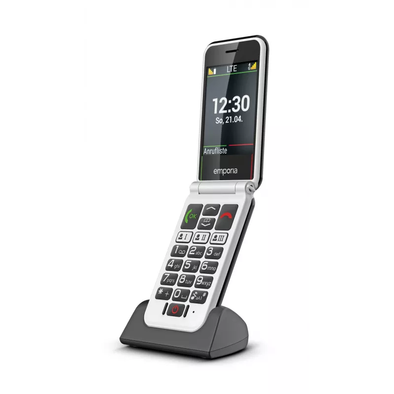 Emporia SIMPLICITYglam.4G 7,11 cm (2,8 polegadas) 106 g preto telemóvel para seniores