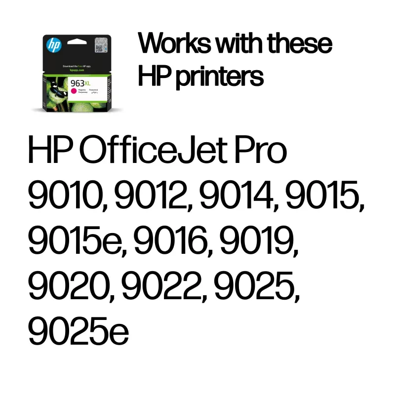 HP 963XL tinteiro original de alto rendimento magenta, magenta, 1 unid., 1600 páginas