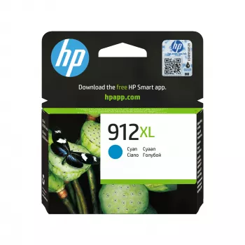 HP 912XL tinteiro original de alto rendimento ciano, ciano, 1 unid., 700 páginas
