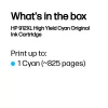 HP 912XL tinteiro original de alto rendimento ciano, ciano, 1 unid., 700 páginas