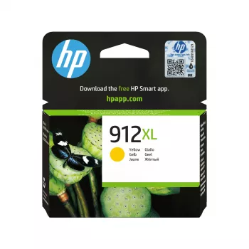 HP 912XL tinteiro original de alto rendimento amarelo, amarelo, 1 unid., 700 páginas
