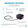 HP USB-C Dock G5 com fios USB 3.2 Gen 1 Type-C preto 100W